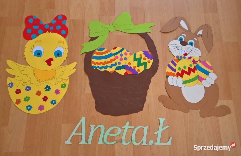 Dekoracje na Wielkanoc z brystolu Ryki