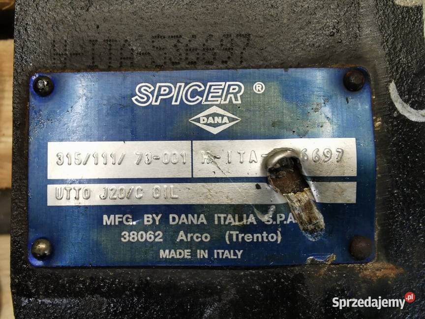 Obudowa dyferencjału JCB 407 Spicer przód Wilkowo sprzedam