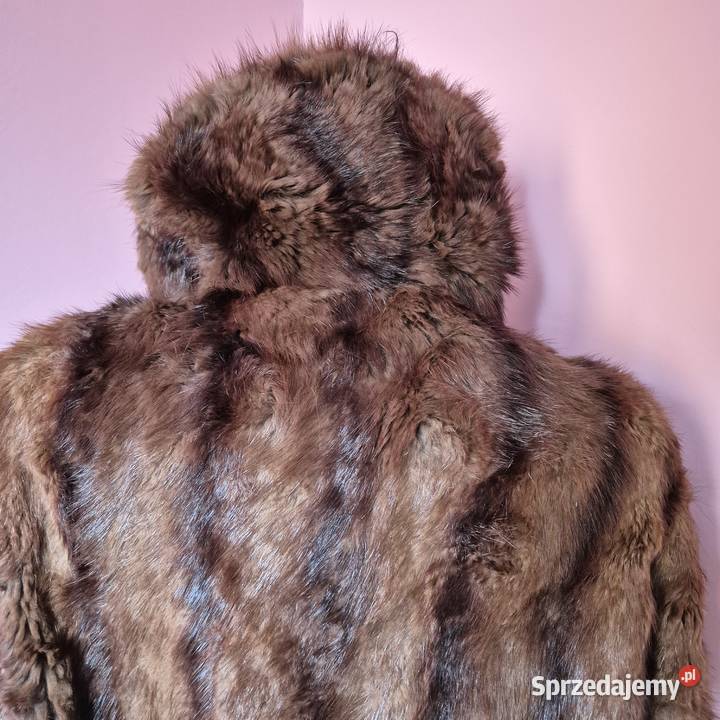 Futro z norek vintage małopolskie Brzesko