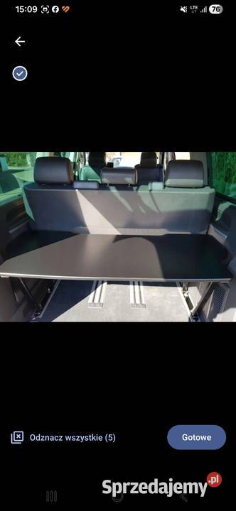 Łóżko kempingowe do bagażnika półka do spania śląskie