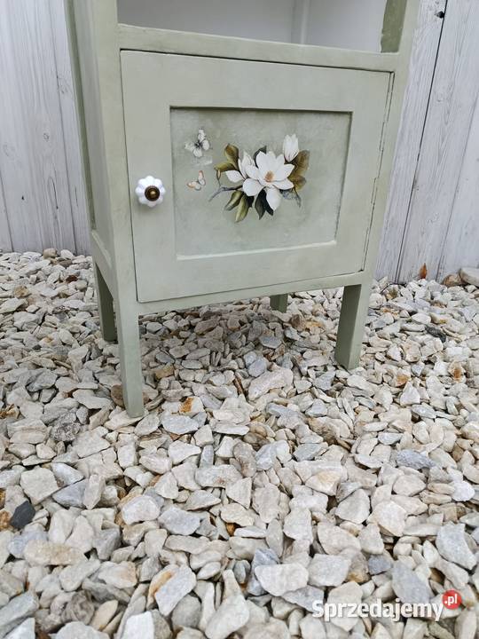 Stolik nocny szafka vintage retro zabytkowa Lubrza