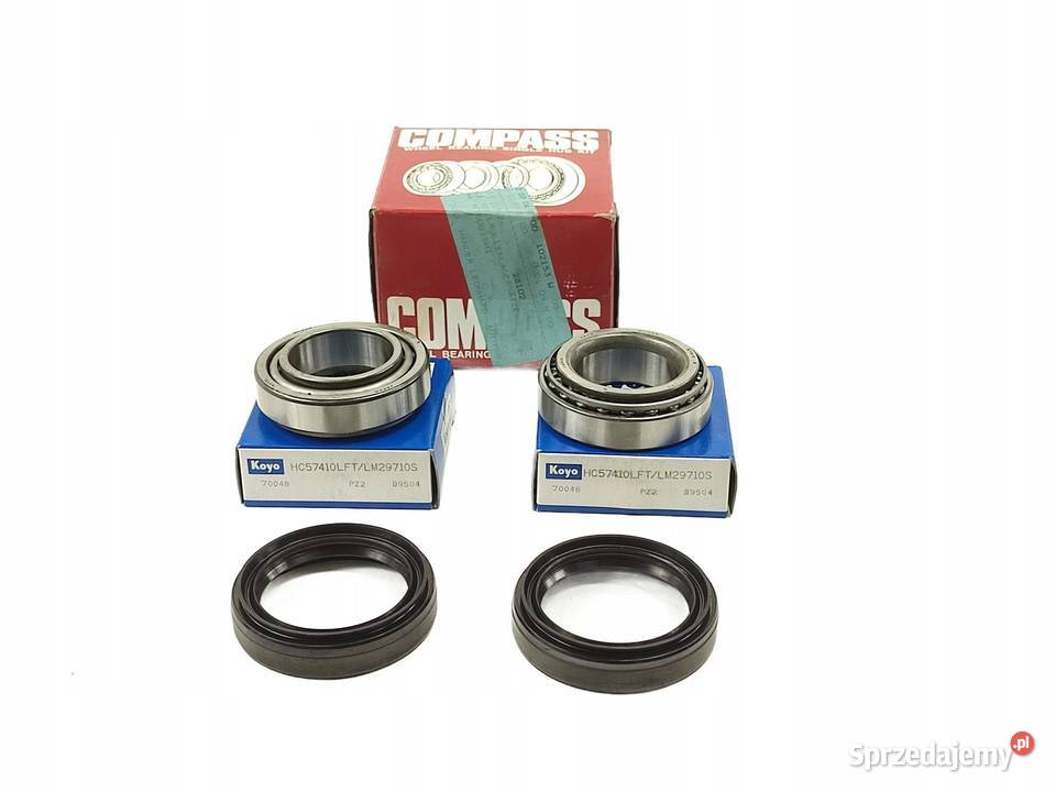 ŁOŻYSKO PIASTY USZCZELNIACZ 2X ZESTAW KOYO