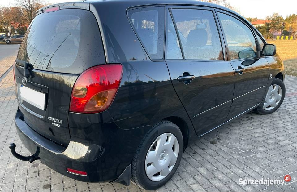 Toyota Corolla Verso LPG 10lat jeden właściciel 298000km Nowe Miasto Lubawskie