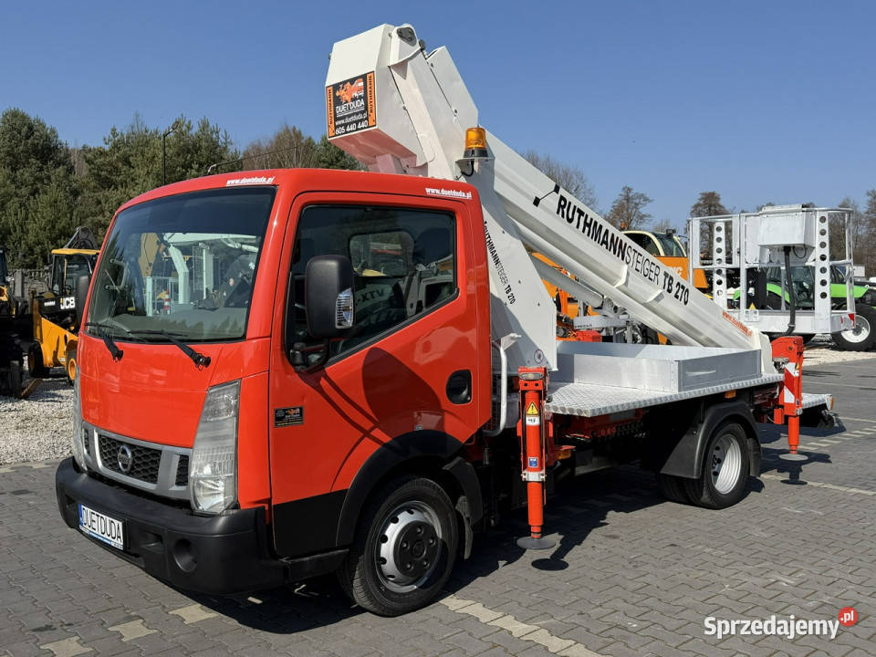 Nissan Cabstar Podnośnik Koszowy 27m RUTHMANN TB Widełki sprzedam