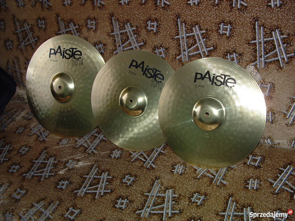 Nowe 3 czynele PAISTE 101 Białogard