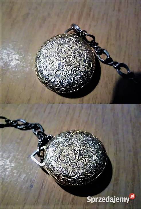 Zegarek kieszonkowy pozłacany 14k Lucerne made Poraj