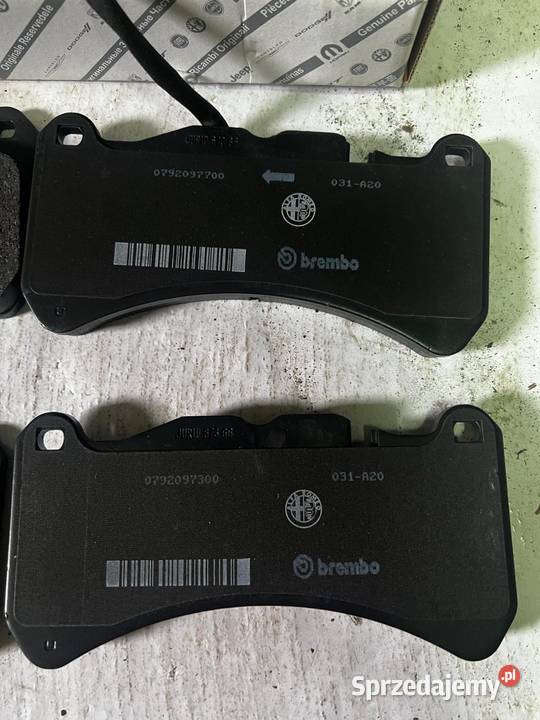 Klocki hamulcowe przód Alfa Romeo Stelvio Gulia