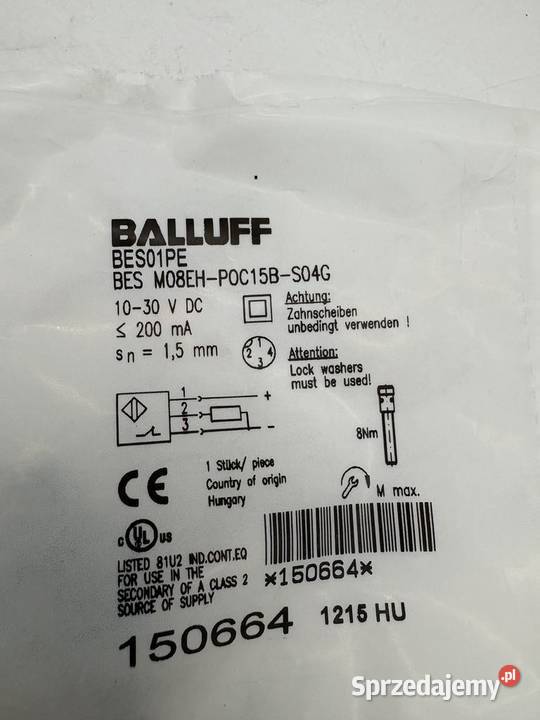 Balluff BES01PE BES M08EHPOC15BS04G Czujnik Warszawa