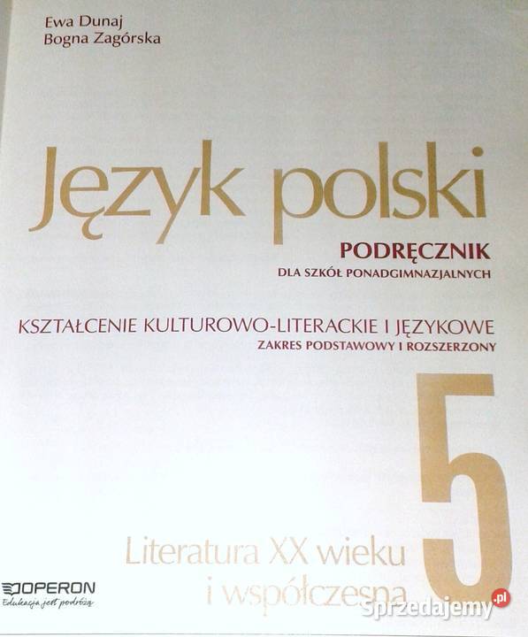 Odkrywamy na nowo 5 Język polski Podręcznik Ewa Chełm sprzedam