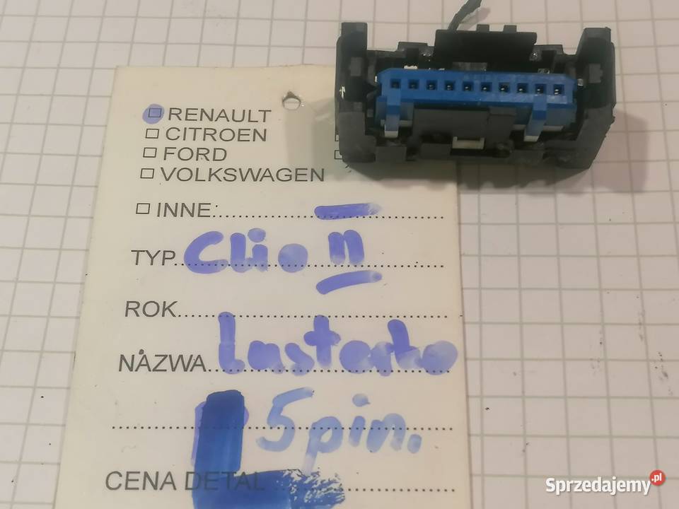 wtyczka do lusterka prawego 7pinlewego 5pin Piotrków Trybunalski sprzedam