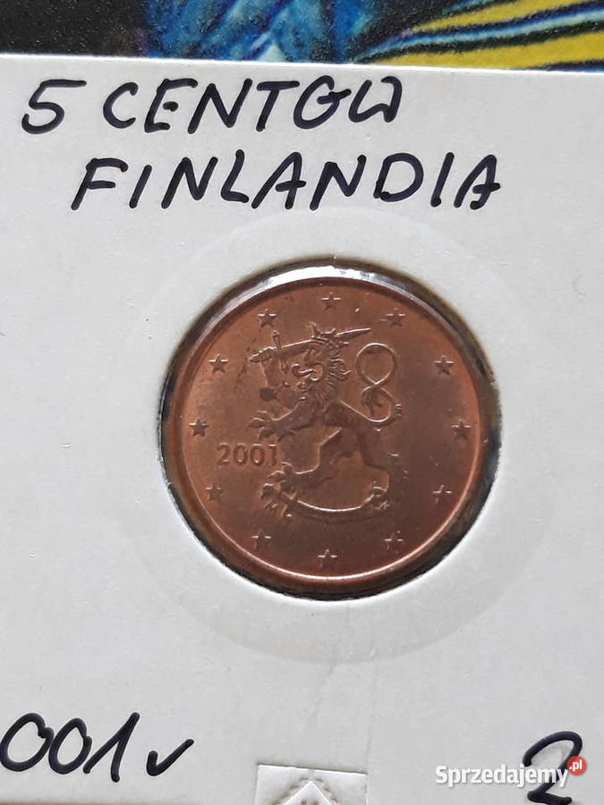 5 Eurocentów Finlandia 2001 r wielkopolskie Konin