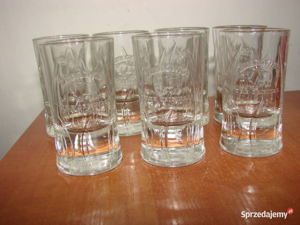 Zubrówka kieliszki pomorskie Pruszcz Gdański