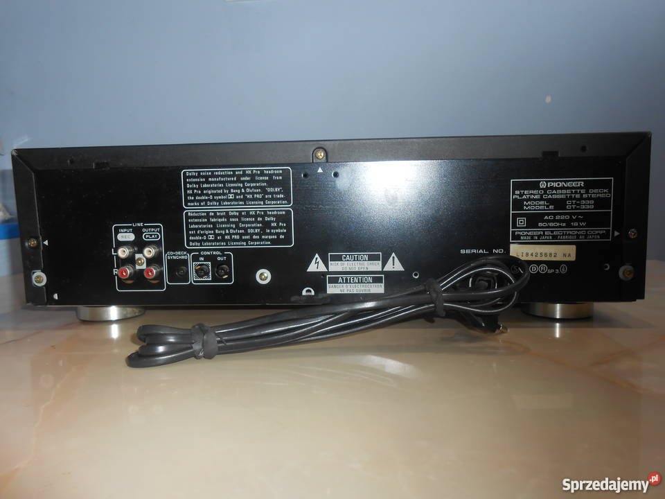 Magnetofon PIONEER CT339 Łapy