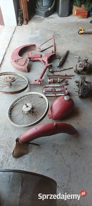 Simson SR2 Motorower 1961 w częściach Stare Hołowczyce