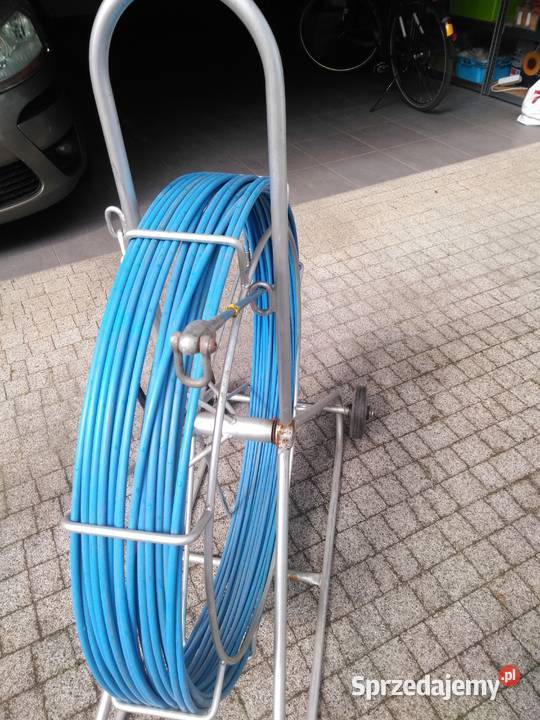 Włókno fi 9 mm 50 mb ze stojakiem używane zachodniopomorskie Szczecin