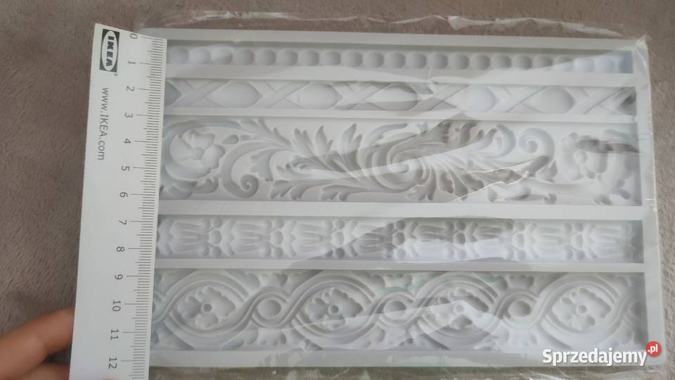 Forma silikonowa duża ozdobna kafelki ornamenty śląskie Tarnowskie Góry