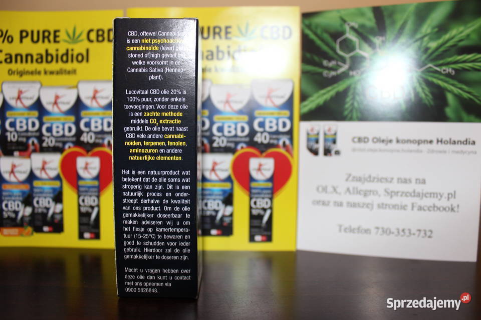 Olej konopny CBD Lucovitaal 20 5 ml Delikatesy Łódź