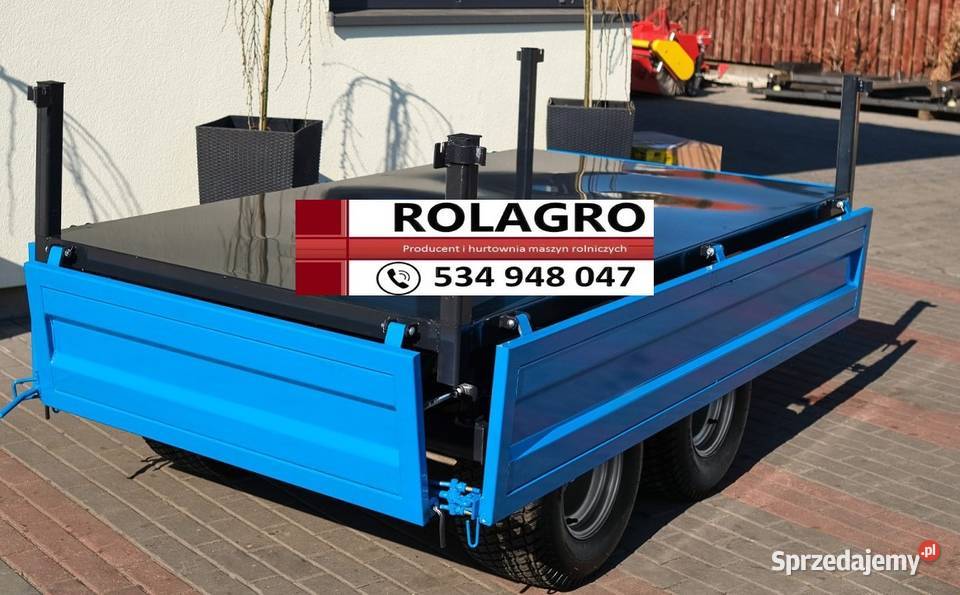 Przyczepa dwuosiowa 25T z kiprem Quad Zgierz