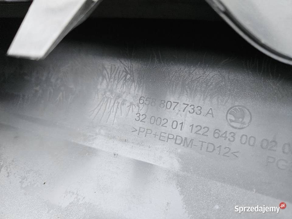 SKODA KAMIQ SPOILER DOKŁADKA ZDERZAKA PRZÓD Międzychód