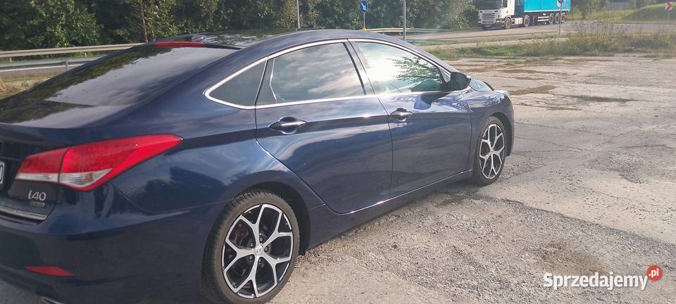 Hyundai i40 Premium Full wyposażenie granatowy Osiek sprzedam