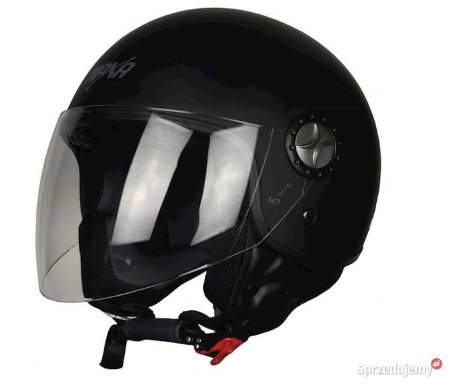 Kask motocyklowy otwarty Naxa S22czarny mat M Sosnowiec