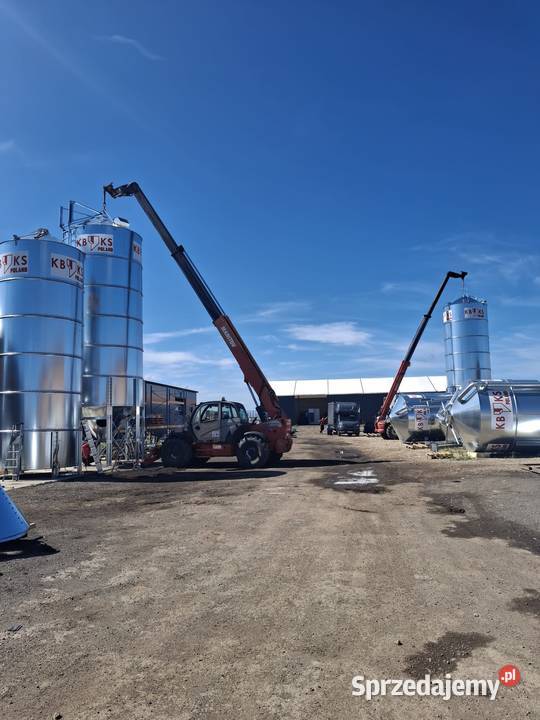 Silos paszowy lejowy o ładowności 18t PRODUCENT Kruszyna