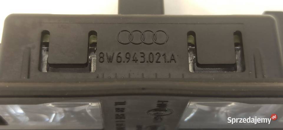 AUDI A5 8W LAMPKA REJESTRACJI 8W6943021A osobowe