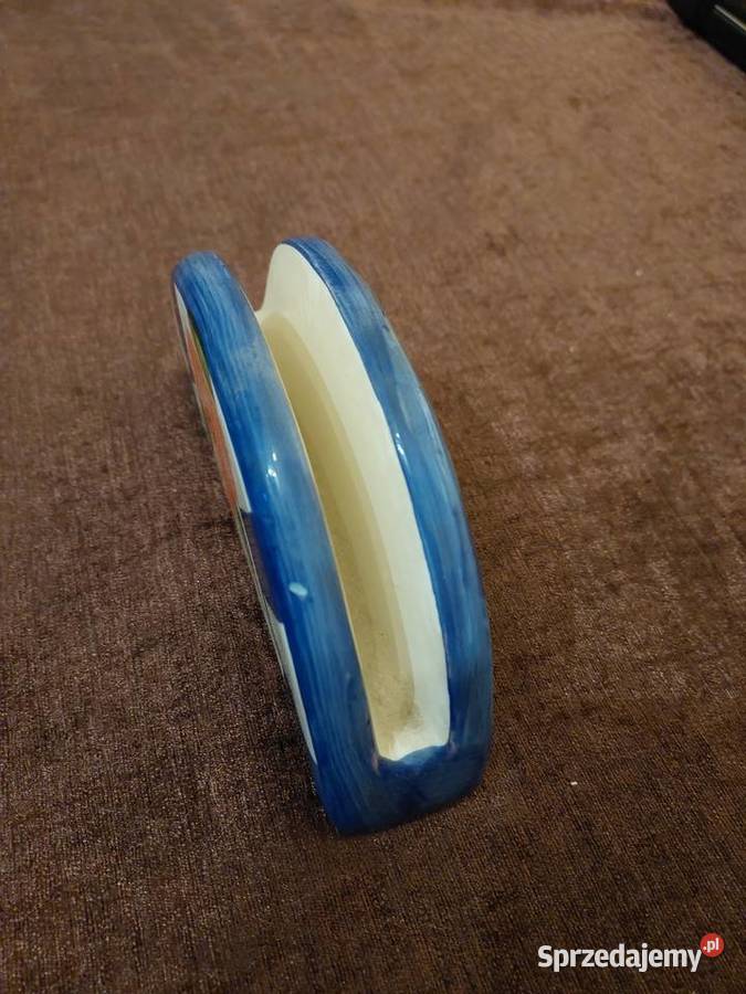Ceramiczny Serwetnik uchwyt na serwetki PRL Wrocław sprzedam