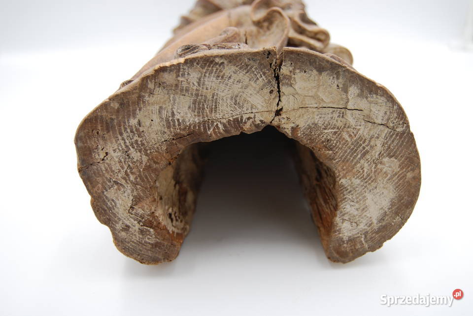 Rzeźba drewniana Madonna z dzieciątkiem Rękodzieło Poznań