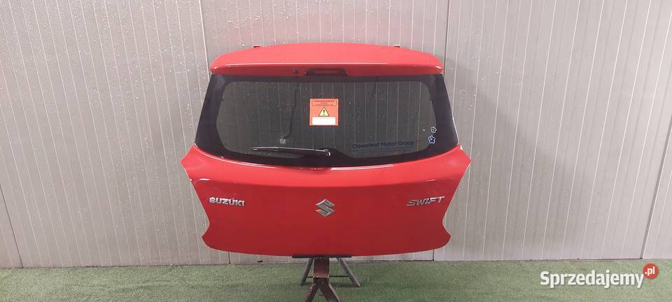 TYLNA KLAPA SUZUKI SWIFT MK8 1723 LAK ZNB osobowe Międzychód