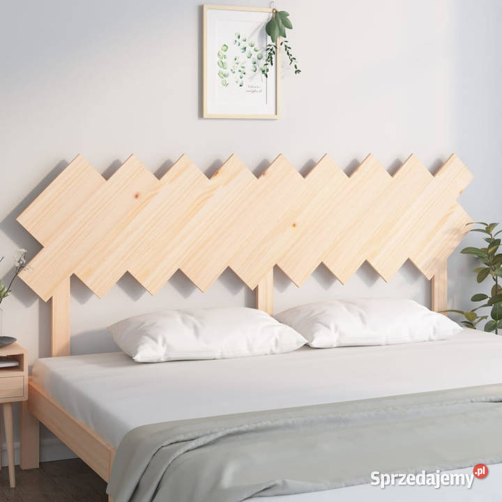 Wezgłowie łóżka 178x3x805 lite drewno sosnowe Ramy i stelaże Warszawa