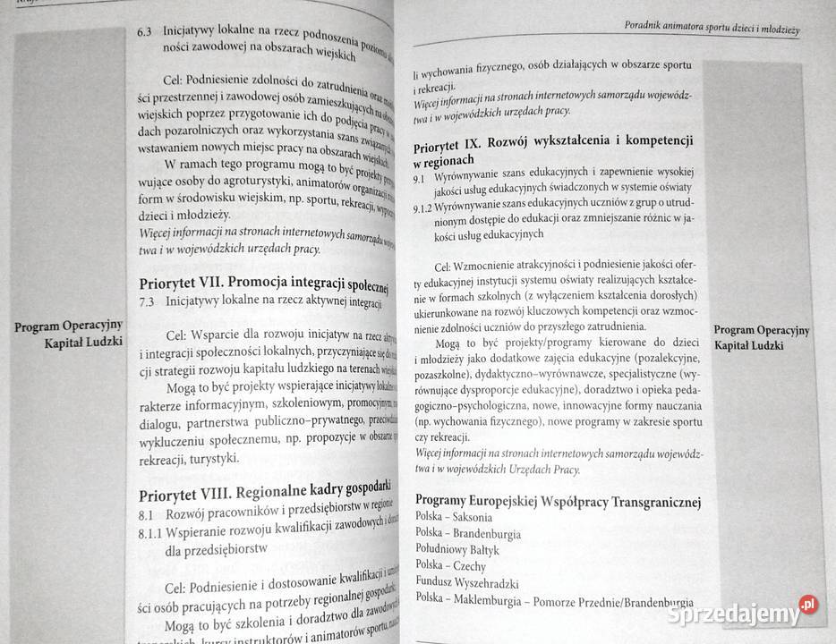 Poradnik animatora sportu dzieci i młodzieży Pozostałe Chełm