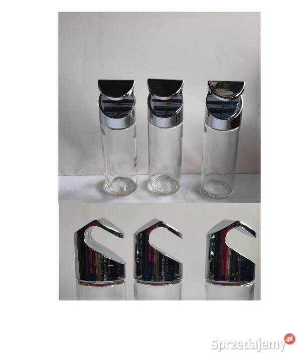 Przyprawnik słoik na przyprawy chromowany Monti Kielce sprzedam