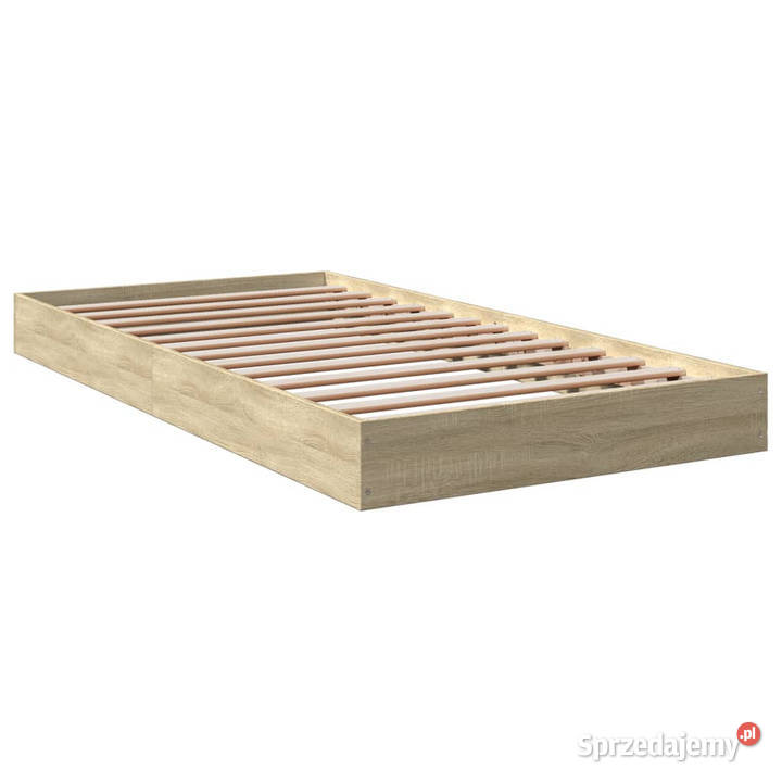 Łóżko bez materaca dąb sonoma 100x200 WM842058 Łóżka