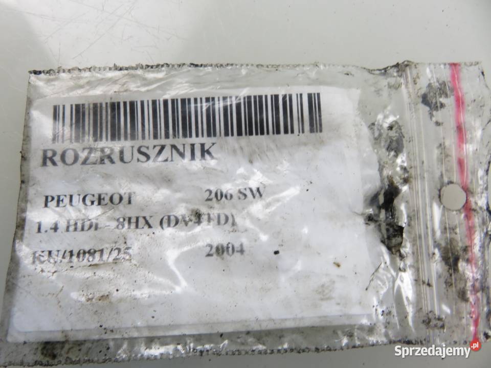 ROZRUSZNIK PEUGEOT 206 SW 14 HDi SS3046 Układ elektryczny silnika