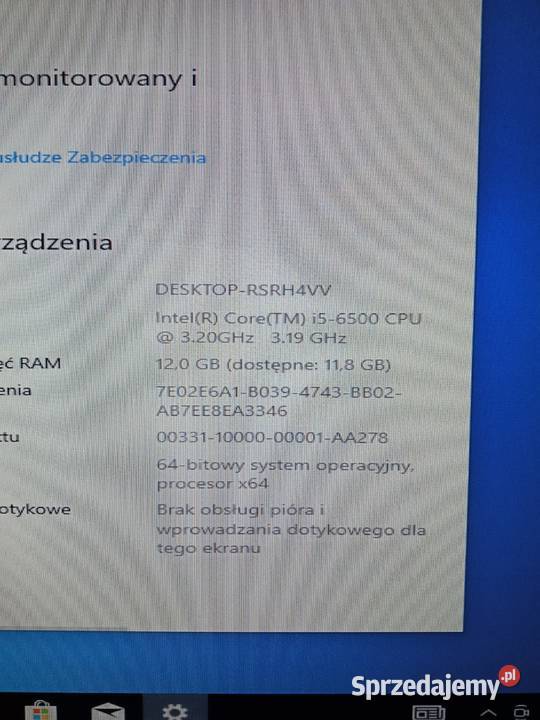 Fujitsu Esprimo D756 Klasy Core i5 Pozostałe małopolskie