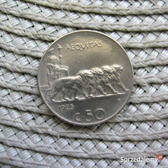 Włochy 50 Centesimi 1925r Kalisz