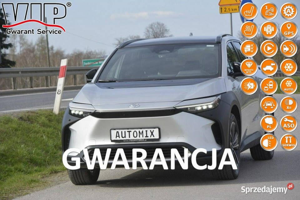 Toyota bZ4X 714 kWh panorama nawigacja full led Sędziszów Małopolski