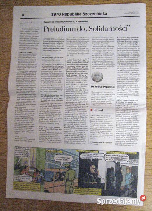 1970 Republika Szczecińska Gazeta Wyborcza Parczew sprzedam