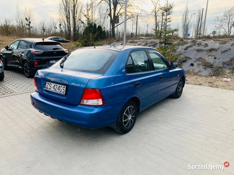 Hyundai accent 13 benzyna nowy przegląd radio Szczecin sprzedam