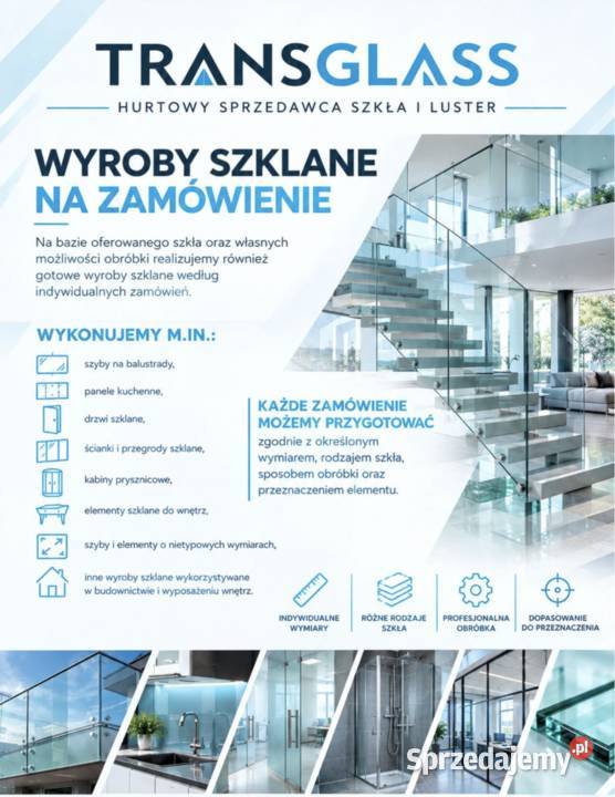 TRANSGLASS WYROBY SZKLANE NA WYMIAR Dąbrowa Górnicza