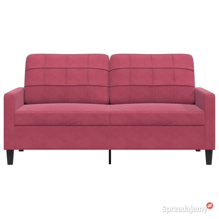 Sofa 2osobowa winna czerwień 140 tapicerowana sprzedam
