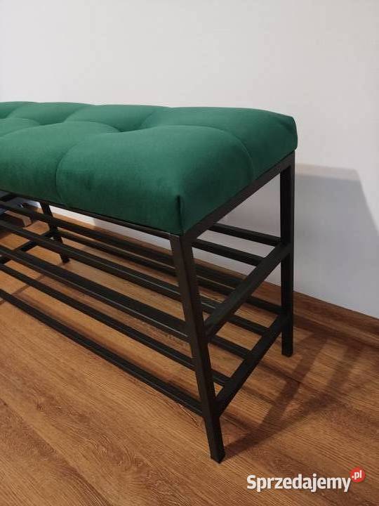 Szafka na Buty z Tapicerowanym Siedziskiem Sanok