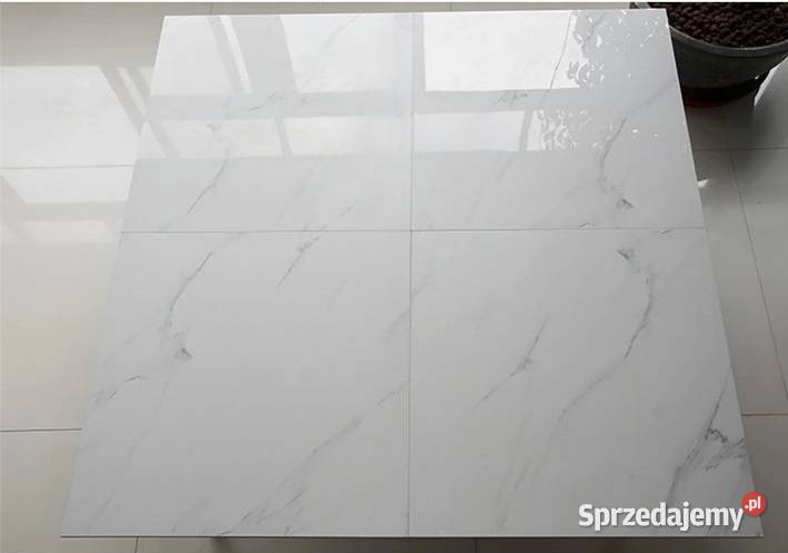 GRES CARRARA WHITE 60X60 MARMUR WYSOKI POŁYSK Piotrków Trybunalski