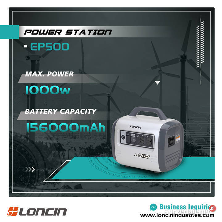 LONCIN EP500 STACJA ZASILANIA BANK MAGAZYN Opalenica