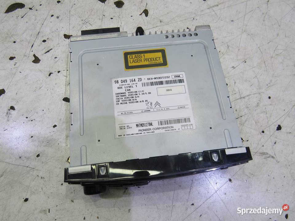 RADIO CD PEUGEOT 2008 98049164ZD Sprzęt audio fabryczny lubelskie