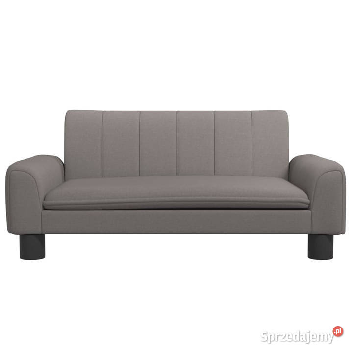 Sofa dzieci kolor taupe 70x45x30 obita tkaniną mazowieckie Warszawa sprzedam