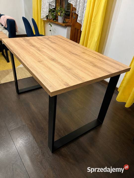 Stół dębowy 120x80 Czarny Dunajec
