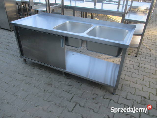 ZLEW 2 KOMOROWY Z BLATEM DRZWI SUWANE 1907085 wielkopolskie