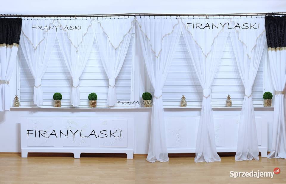 Firana Gotowa 400x150 firany do pokoju salonu Łowicz